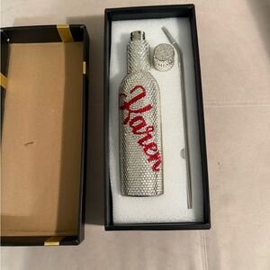 Stainless Steel Rhinestone Covered Waterbottle
